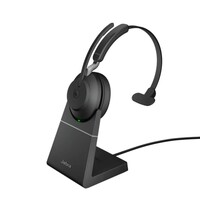 Беспроводная Bluetooth гарнитура Jabra EVOLVE2 65 Link380c UC Mono Stand Black (26599-889-889) - Продажа и настройка Avaya, Gigaset, Snom, Yealink.
