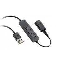 Шнур-переходник Plantronics для гарнитур Practica QD - USB (88465-01) - Продажа и настройка Avaya, Gigaset, Snom, Yealink.