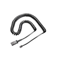 Витой шнур Plantronics U10P-S с QD для подключения гарнитур Н-серии к телефону (38099-01) - Продажа и настройка Avaya, Gigaset, Snom, Yealink.
