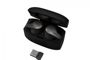 Беспроводная Bluetooth гарнитура Jabra EVOLVE 65t, Titanium Black, Bluetooth, Link 370, MS (6598-832 - Продажа и настройка Avaya