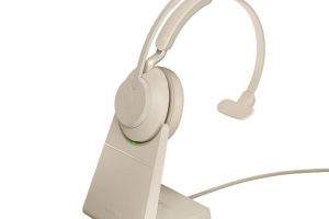 Беспроводная Bluetooth гарнитура Jabra EVOLVE2 65, Link380c UC Mono Beige (26599-889-898) - Продажа и настройка Avaya