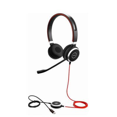 Проводная гарнитура Jabra EVOLVE 40 UC, Stereo, USB-C (6399-829-289) - Продажа и настройка Avaya