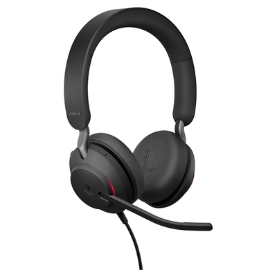Проводная гарнитура Jabra EVOLVE2 40 USB-A MS Stereo (24089-999-999) - Продажа и настройка Avaya, Gigaset, Snom, Yealink.