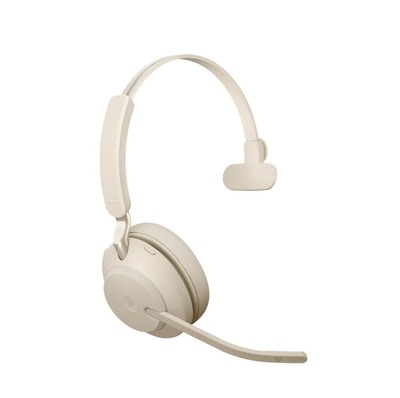 Беспроводная Bluetooth гарнитура Jabra EVOLVE2 65 Link380c UC Mono Beige (26599-889-898) - Продажа и настройка Avaya, Gigaset, Snom, Yealink.