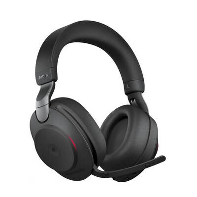 Беспроводная Bluetooth гарнитура Jabra EVOLVE2 85 Link380c MS Stereo Black (28599-999-899) - Продажа и настройка Avaya, Gigaset, Snom, Yealink.