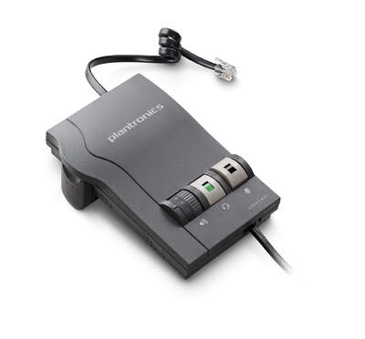 Адаптер телефонной гарнитуры Plantronics M22/N (PL-M22/N) - Продажа и настройка Avaya, Gigaset, Snom, Yealink.