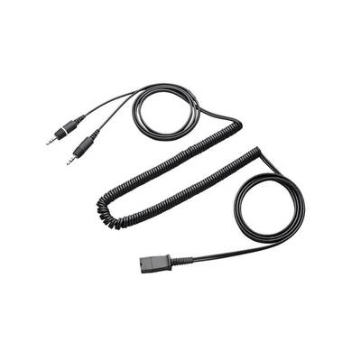 Витой шнур Plantronics с QD для подключения ТГ к звуковой карте компьютера (28959-01) - Продажа и настройка Avaya, Gigaset, Snom, Yealink.